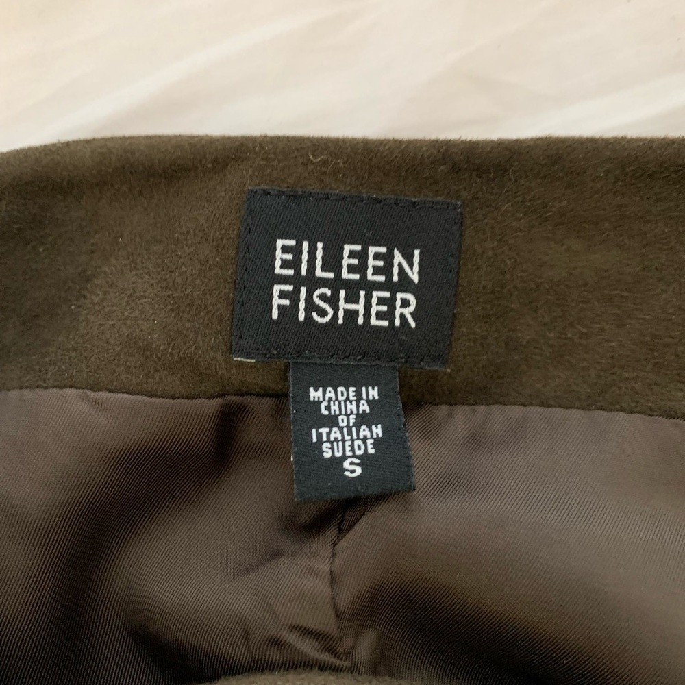 Suede skirt